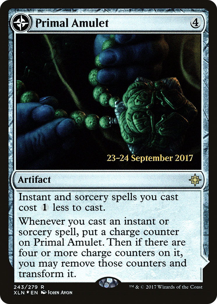 Primal Amulet // Primal Wellspring - Prerelease Promo [PXLN-243s]