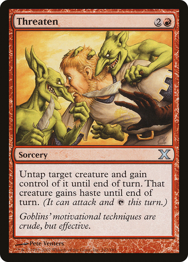 Threaten [10E-242]
