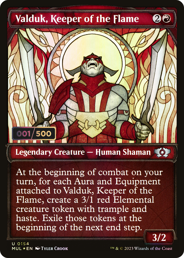 Valduk, Keeper of the Flame - Showcase - Serialized [MUL-154z]