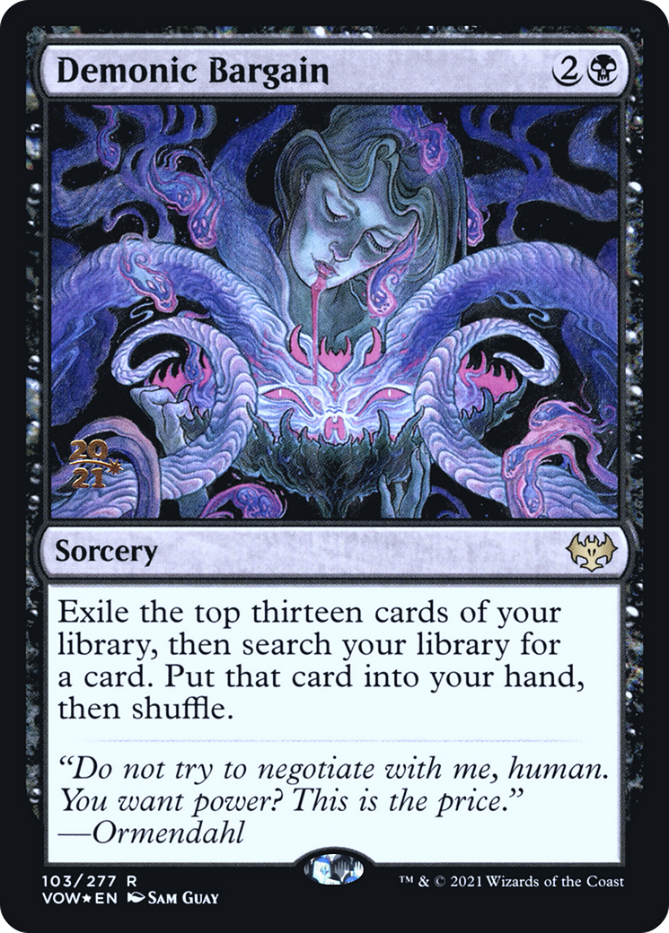 Demonic Bargain - Prerelease Promo [PVOW-103s]