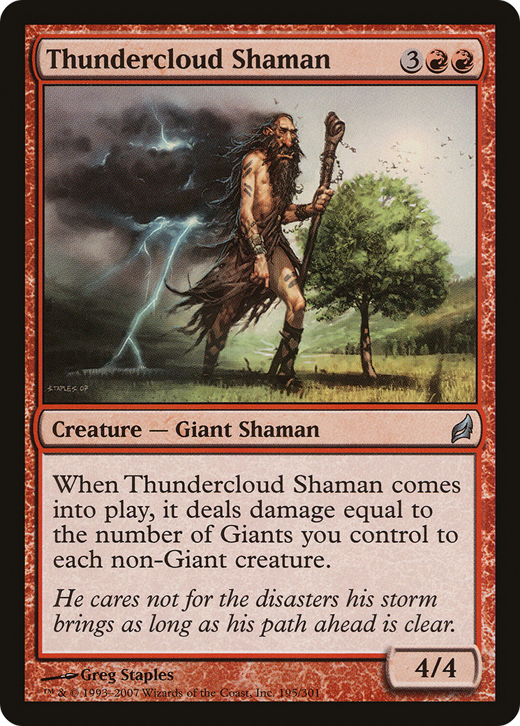 Thundercloud Shaman [LRW-195]