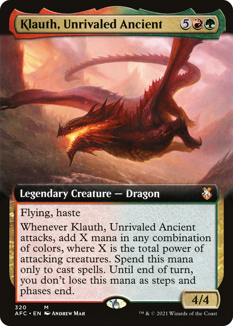 Klauth, Unrivaled Ancient - Extended Art [AFC-320]