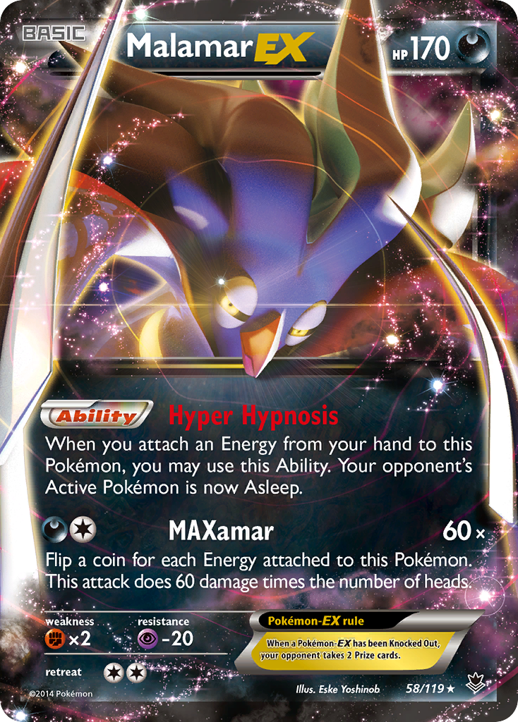 Malamar-EX [XY4-58]