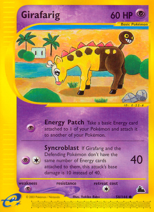 Girafarig [ECARD3-58]