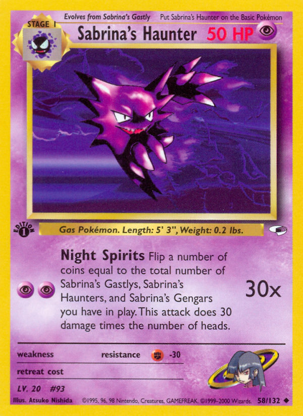 Sabrina's Haunter [GYM1-58]