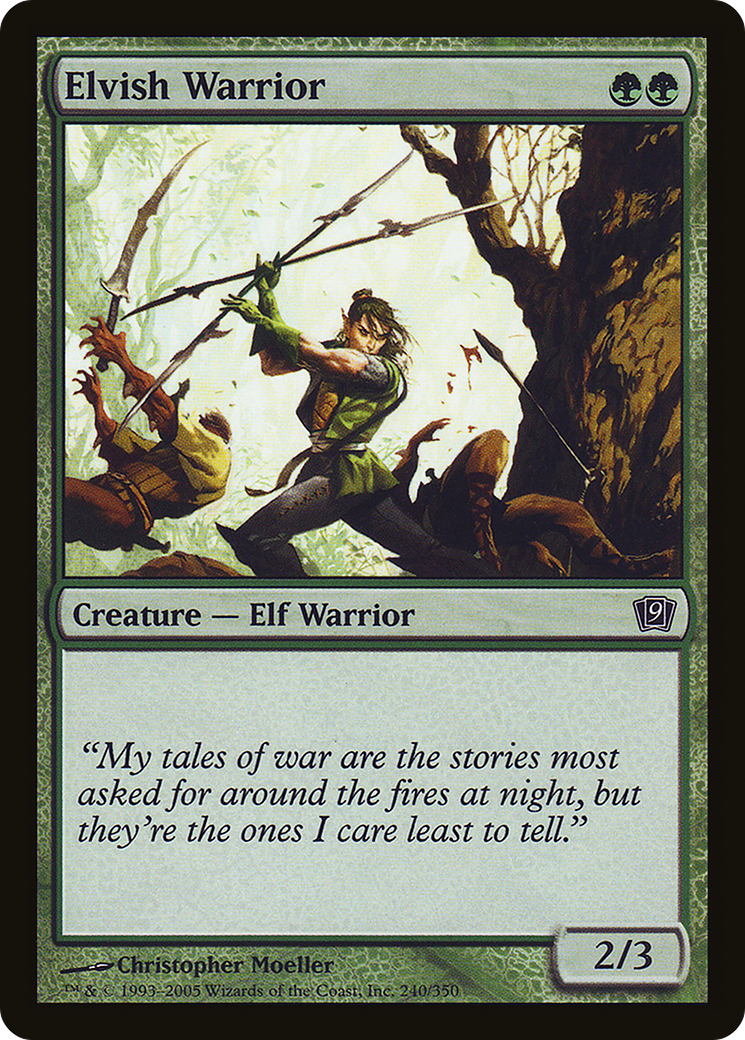 Elvish Warrior [9ED-240★]