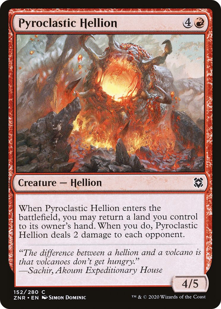 Pyroclastic Hellion [ZNR-152]