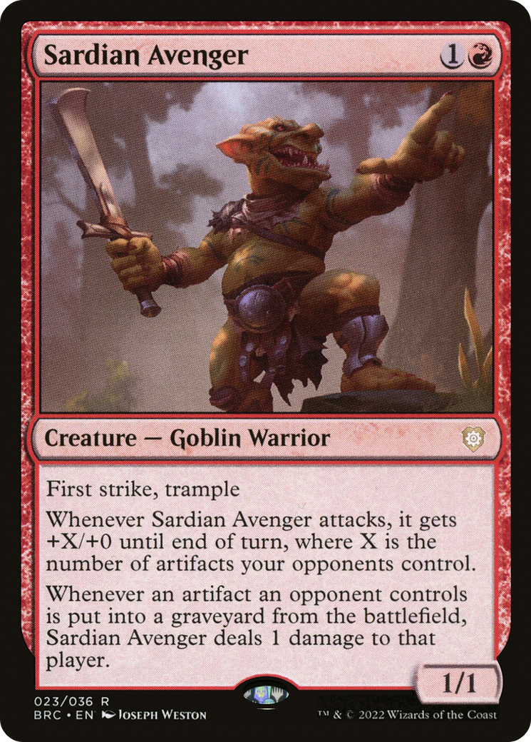 Sardian Avenger [BRC-23]