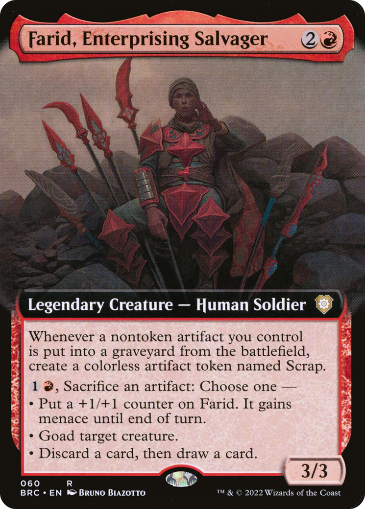 Farid, Enterprising Salvager - Extended Art [BRC-60]