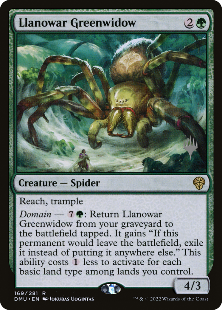 Llanowar Greenwidow - Promo Pack [PDMU-169p]