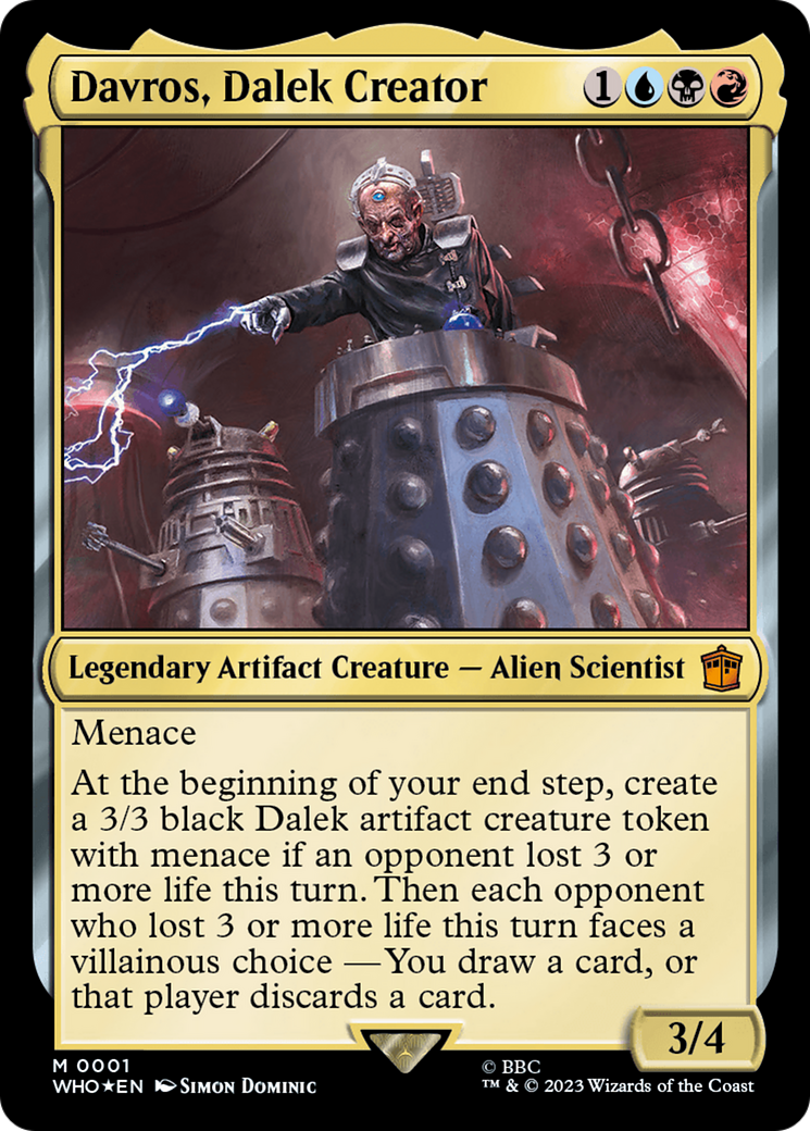 Davros, Dalek Creator [WHO-1]