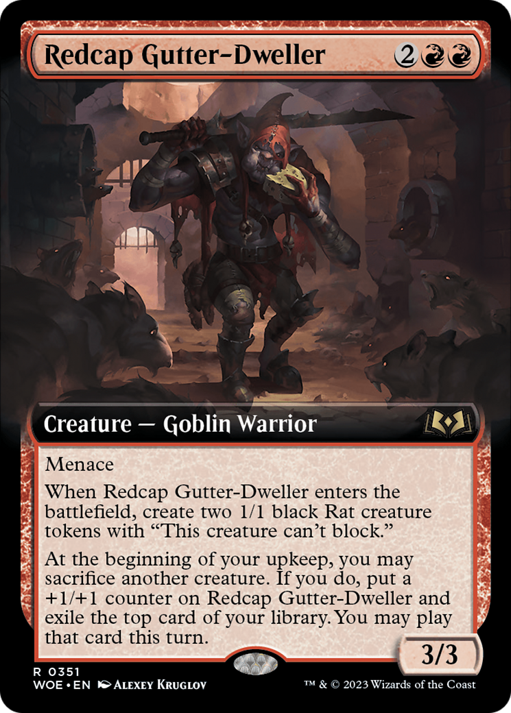 Redcap Gutter-Dweller - Extended Art [WOE-351]