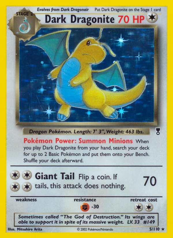 Dark Dragonite [BASE6-5]