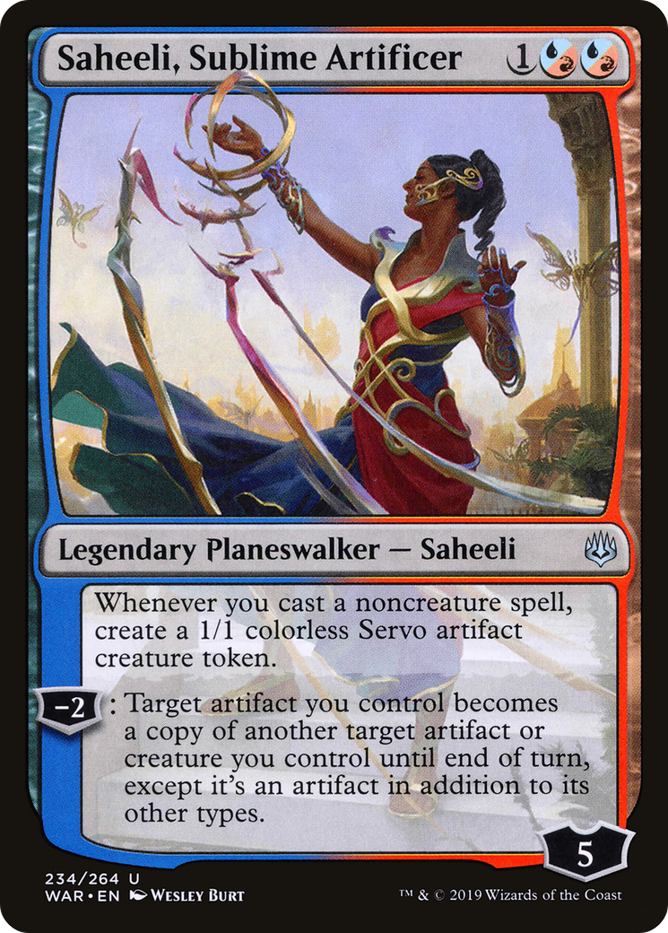 Saheeli, Sublime Artificer [WAR-234]