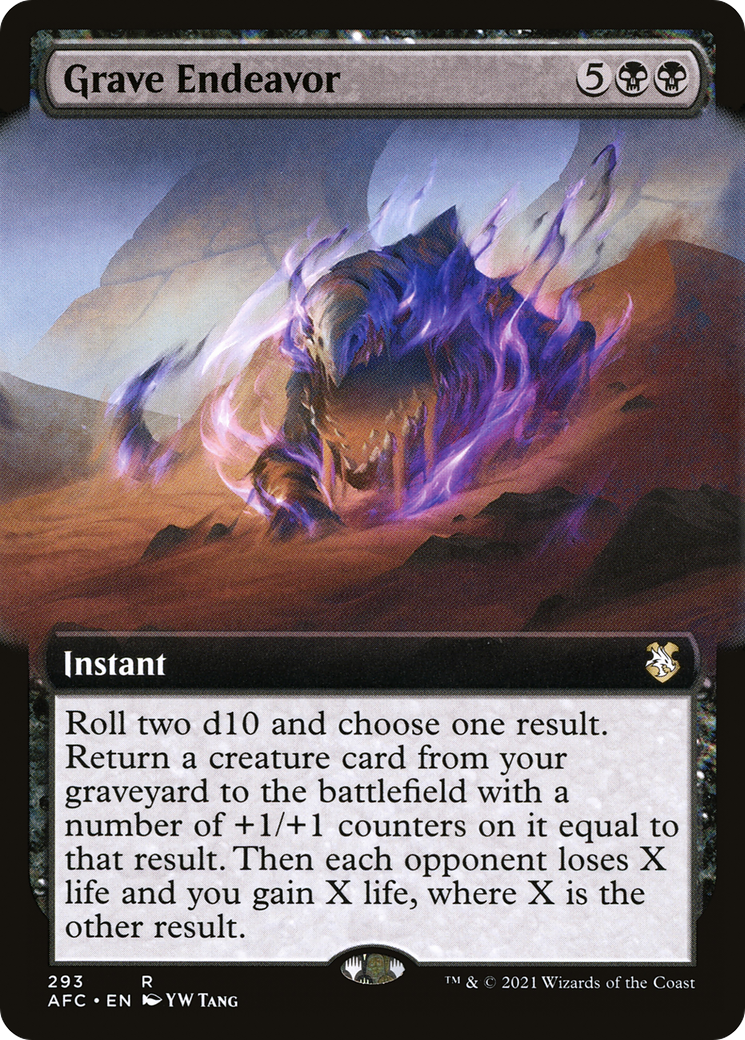 Grave Endeavor - Extended Art [AFC-293]