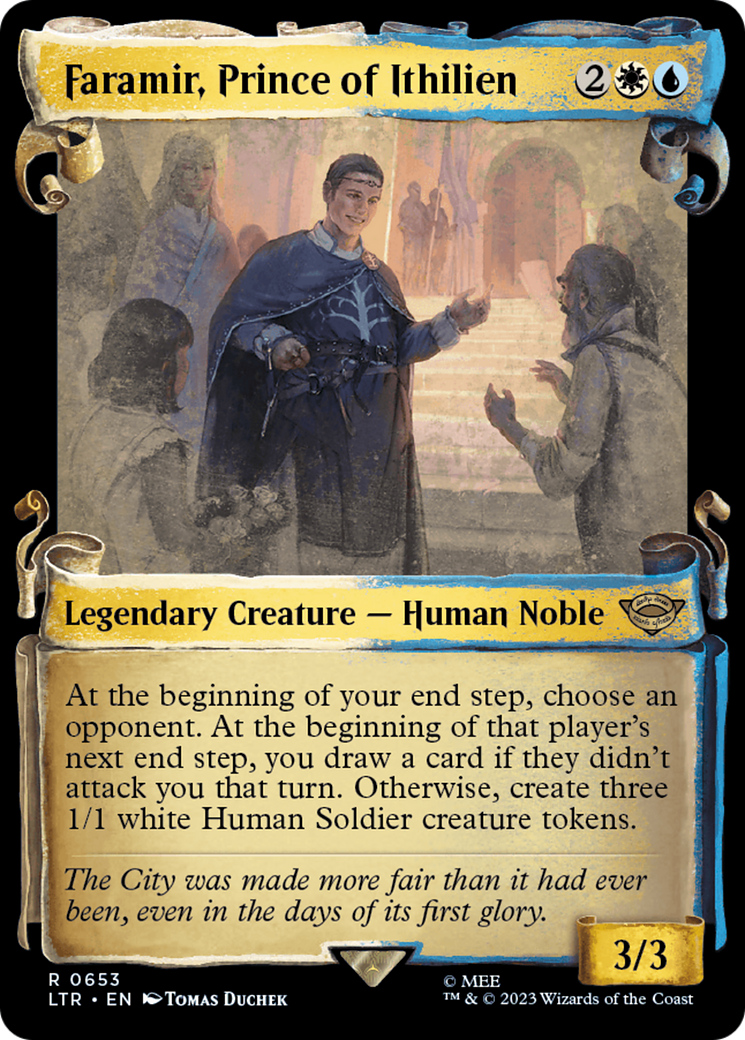 Faramir, Prince of Ithilien - Scroll Showcase [LTR-653]