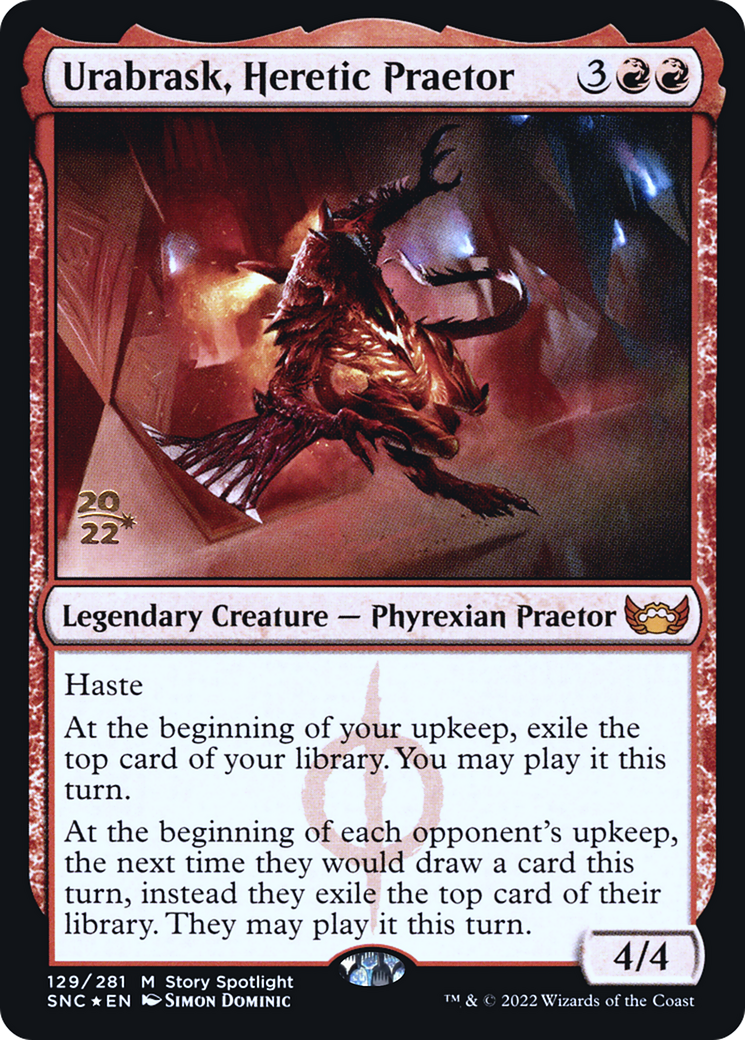 Urabrask, Heretic Praetor - Prerelease Promo [PSNC-129s]