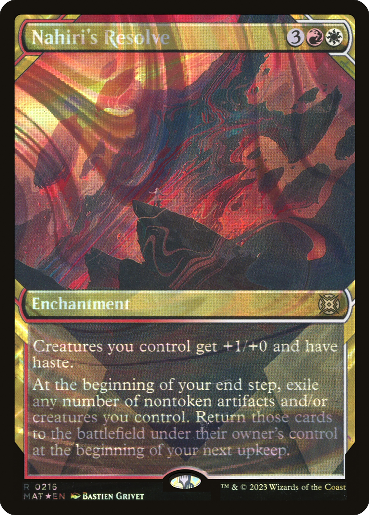 Nahiri's Resolve - Showcase - Halo Foil [MAT-216]