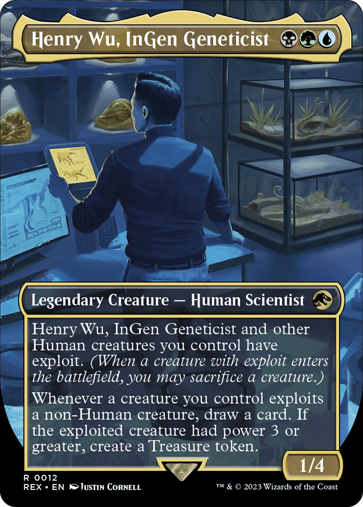 Henry Wu, InGen Geneticist - Borderless [REX-12]