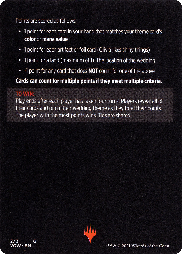 Vampire Wedding Planner // Vampire Wedding Planner (cont'd) [MVOW-2]