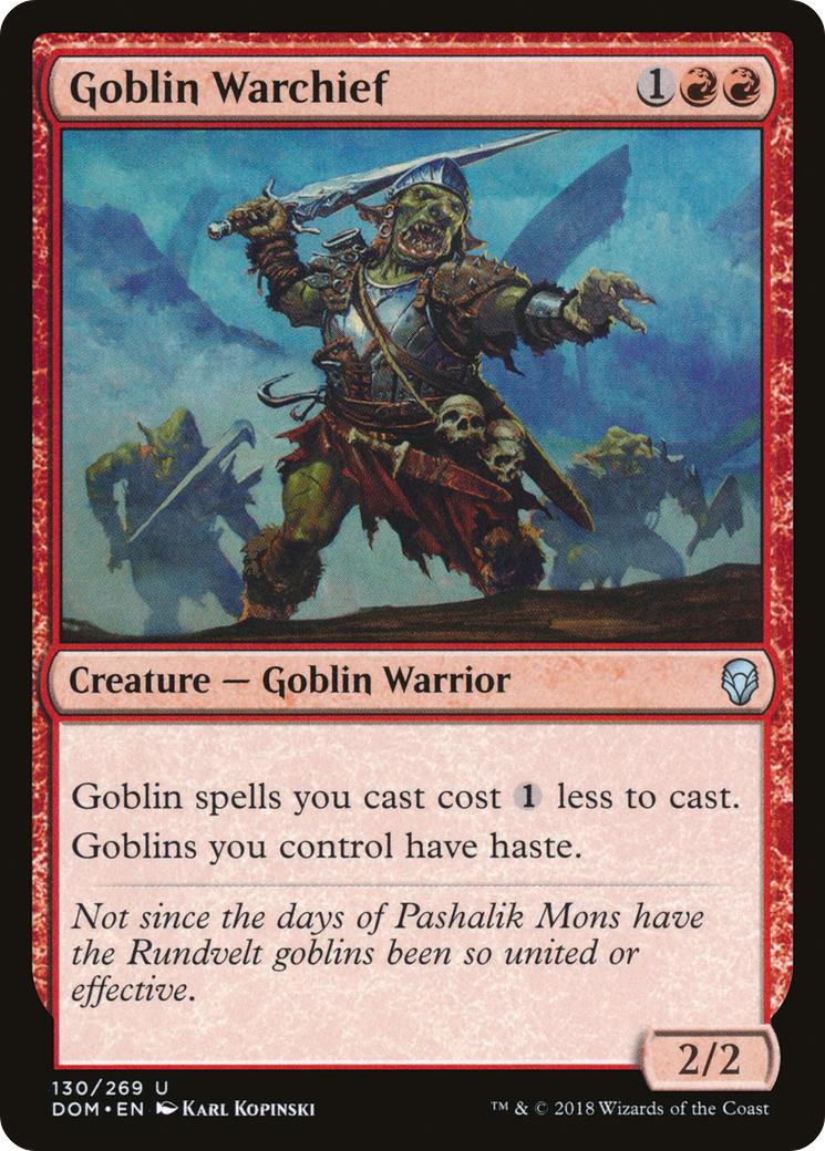 Goblin Warchief [DOM-130]