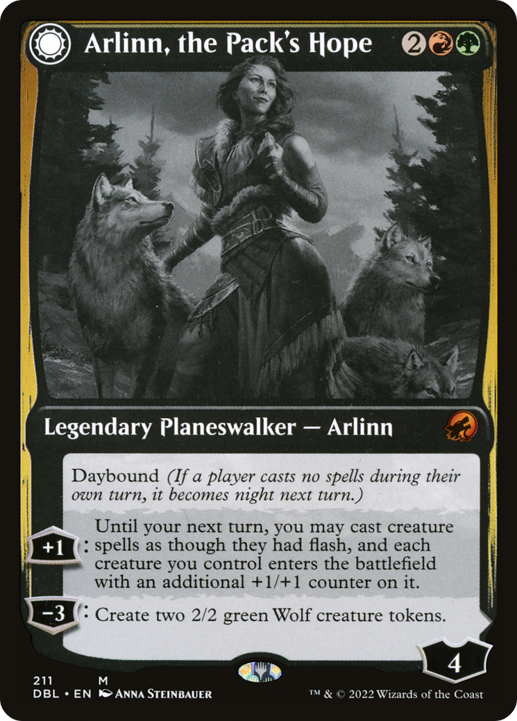 Arlinn, the Pack's Hope // Arlinn, the Moon's Fury [DBL-211]