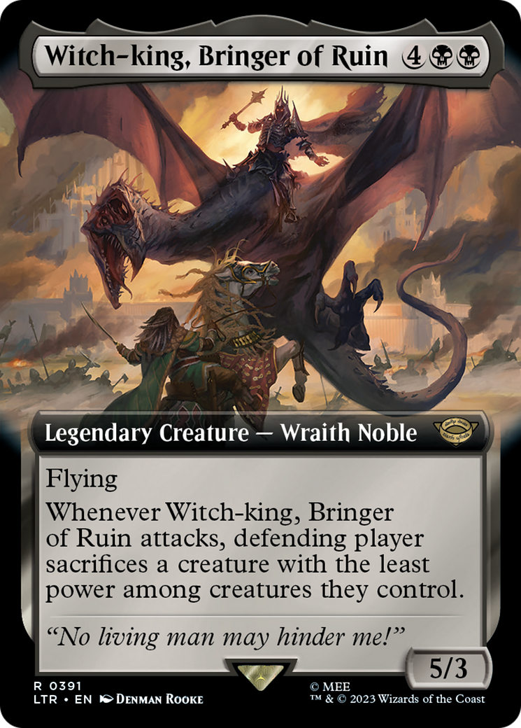 Witch-king, Bringer of Ruin - Extended Art [LTR-391]