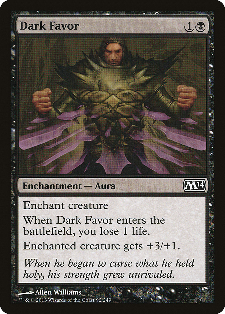 Dark Favor [M14-92]