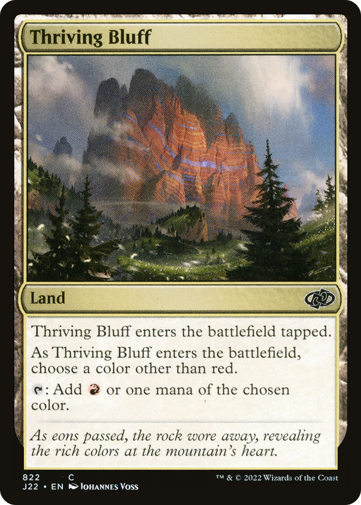 Thriving Bluff [J22-822]