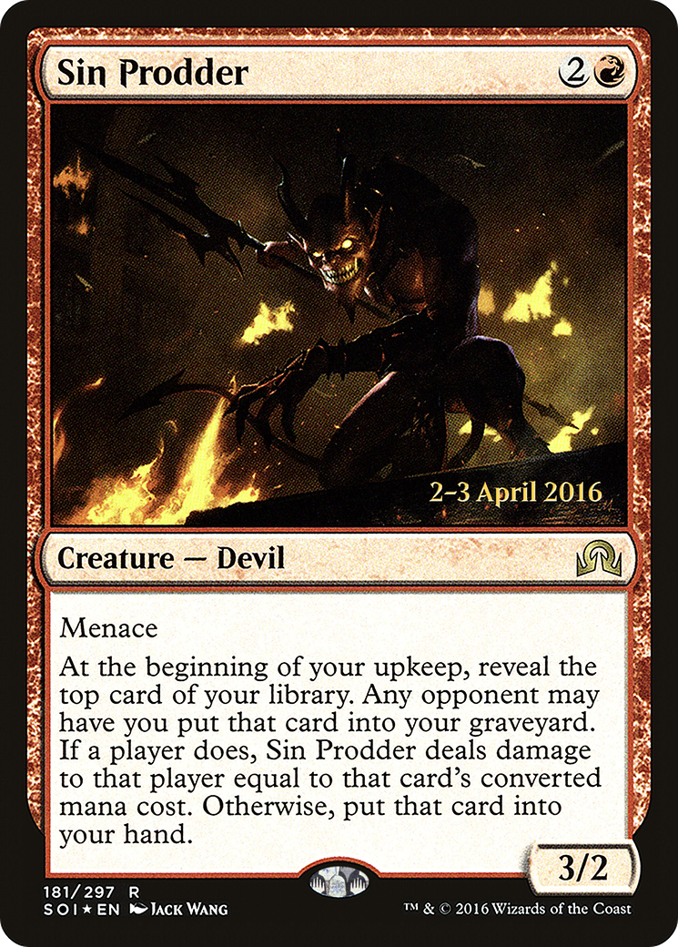 Sin Prodder - Prerelease Promo [PSOI-181s]