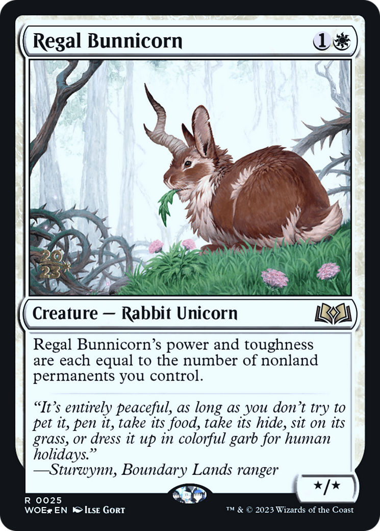 Regal Bunnicorn - Prerelease Promo [PWOE-25s]