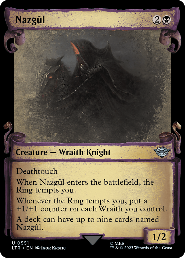 Nazgûl - Scroll Showcase [LTR-551]