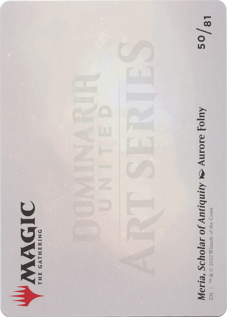 Meria, Scholar of Antiquity // Meria, Scholar of Antiquity [ADMU-50]