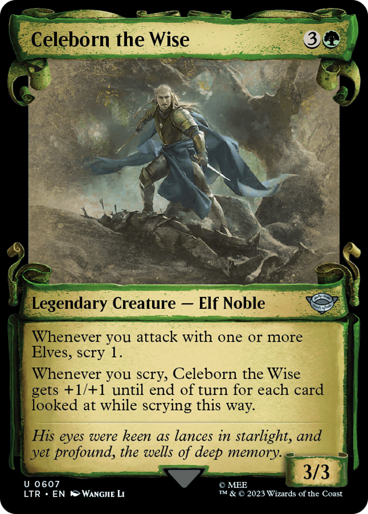 Celeborn the Wise - Scroll Showcase [LTR-607]