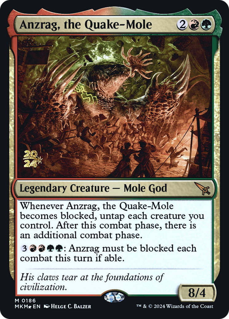 Anzrag, the Quake-Mole - Prerelease Promo [PMKM-186s]