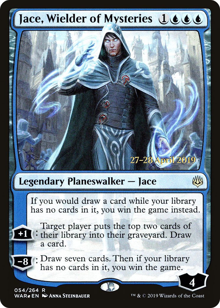 Jace, Wielder of Mysteries - Prerelease Promo [PWAR-54s]