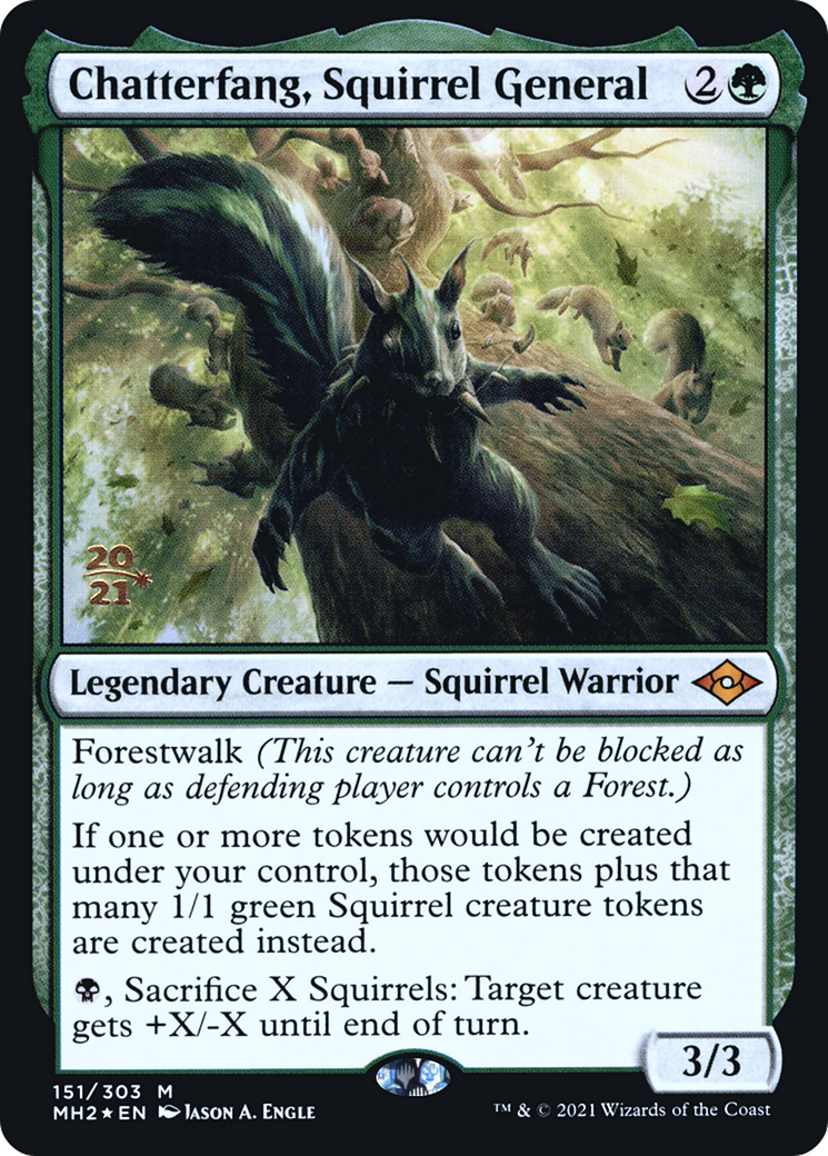 Chatterfang, Squirrel General - Prerelease Promo [PMH2-151s]