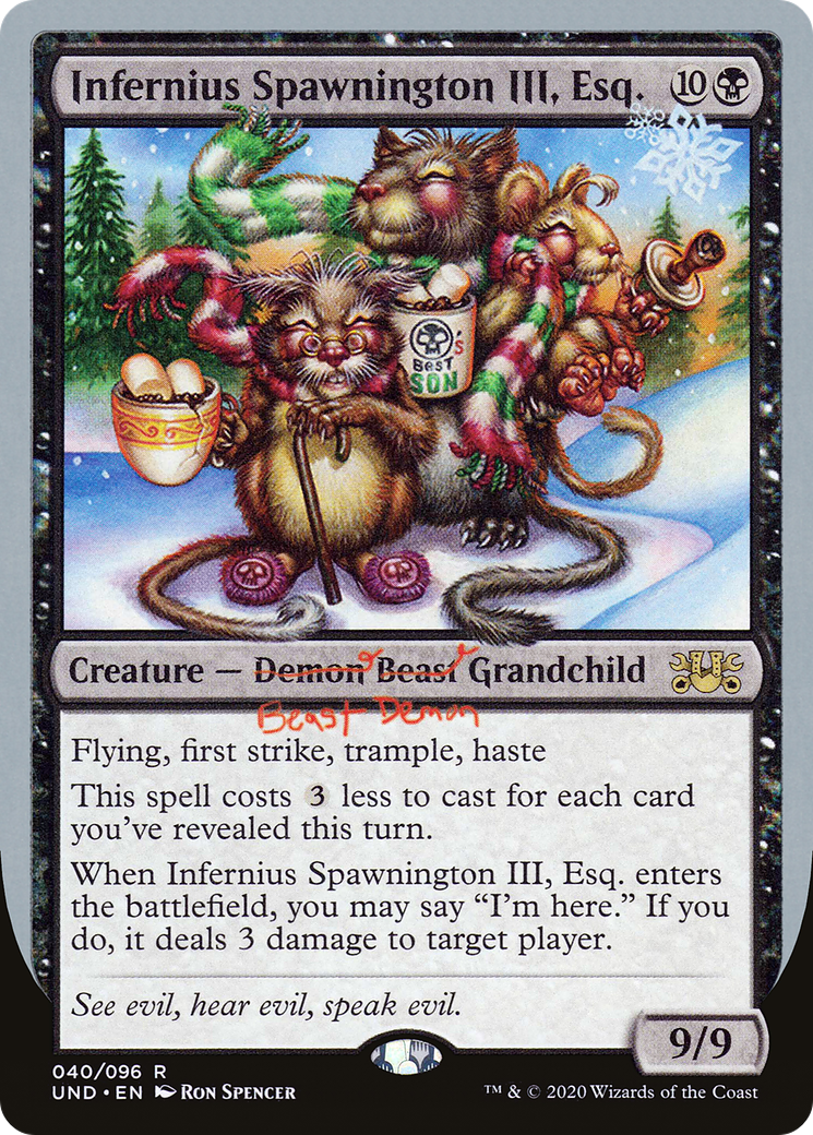 Infernius Spawnington III, Esq. [UND-40]