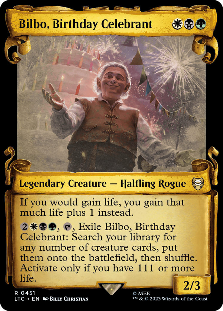 Bilbo, Birthday Celebrant - Showcase [LTC-451]