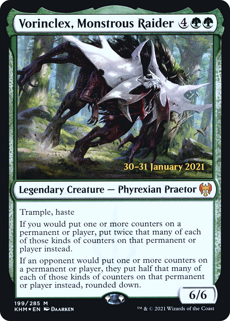 Vorinclex, Monstrous Raider - Prerelease Promo [PKHM-199s]