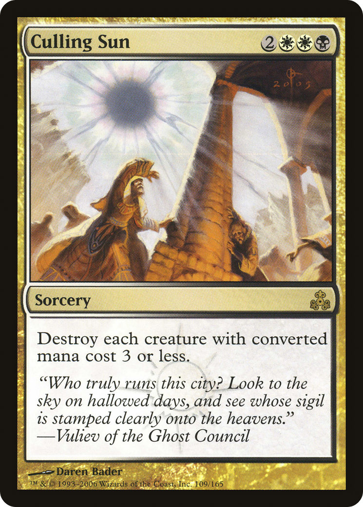 Culling Sun [GPT-109]