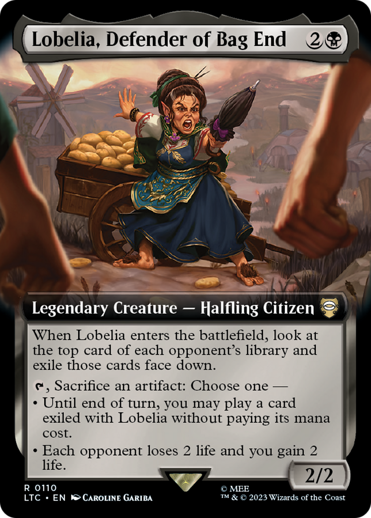Lobelia, Defender of Bag End - Extended Art [LTC-110]