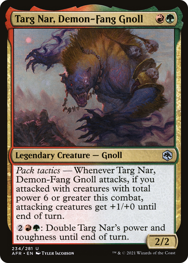 Targ Nar, Demon-Fang Gnoll [AFR-234]