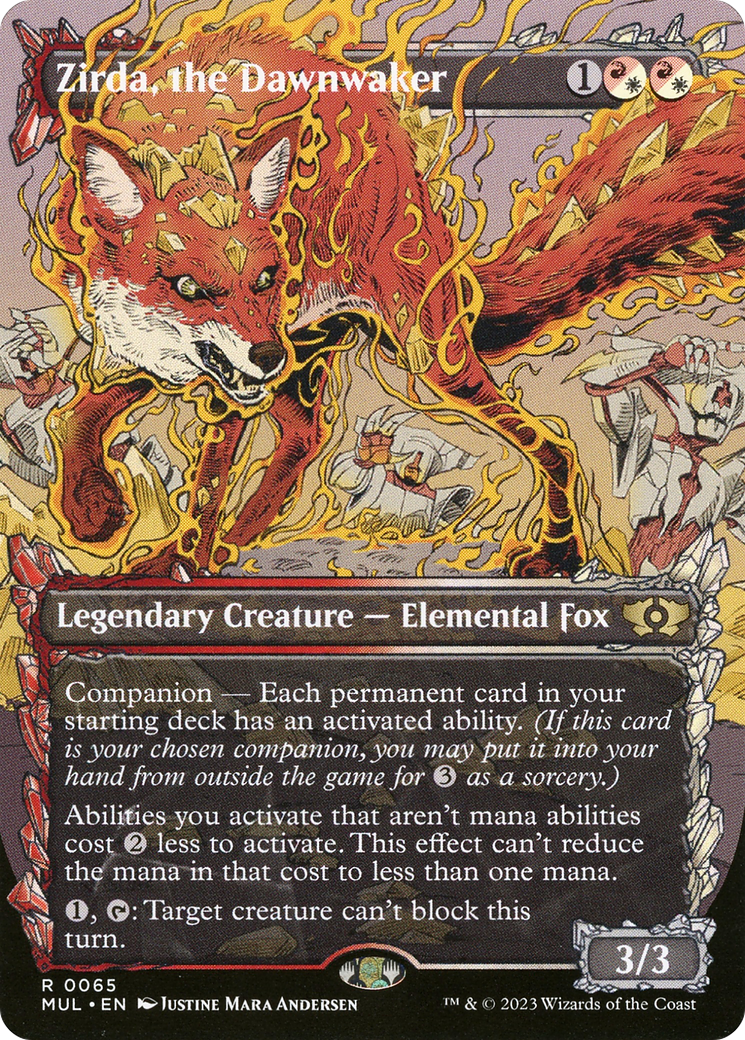 Zirda, the Dawnwaker - Borderless - Showcase - Full Art [MUL-65]