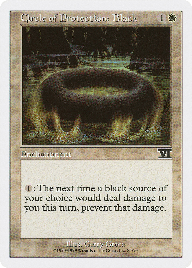 Circle of Protection: Black [6ED-8]