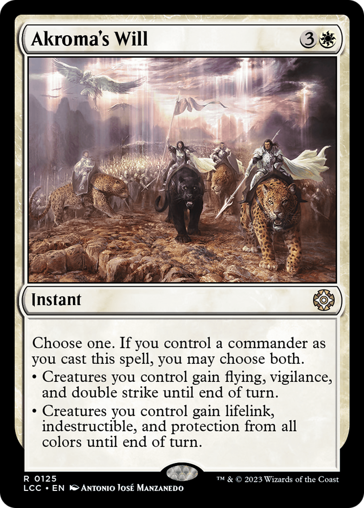Akroma's Will [LCC-125]