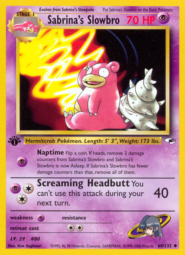 Sabrina's Slowbro [GYM1-60]