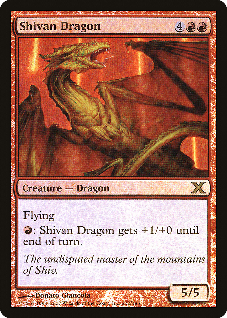 Shivan Dragon [10E-230★]