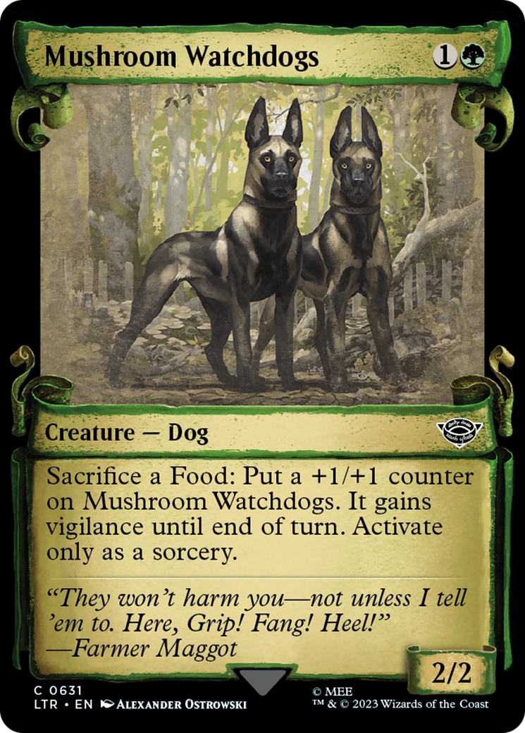 Mushroom Watchdogs - Scroll Showcase [LTR-631]
