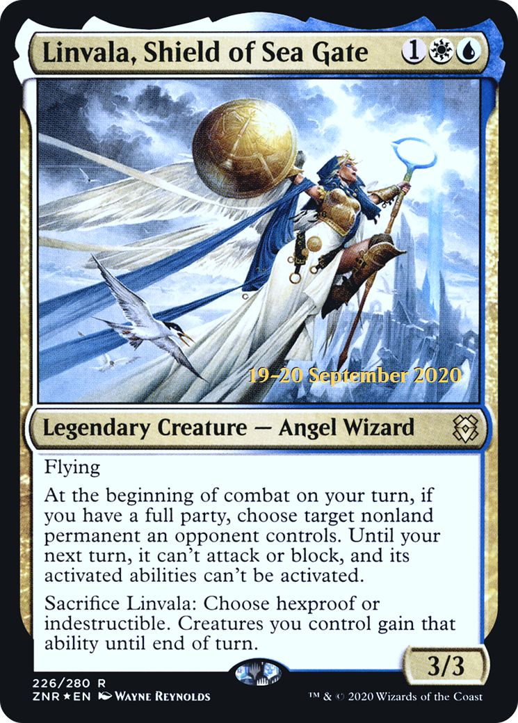 Linvala, Shield of Sea Gate - Prerelease Promo [PZNR-226s]